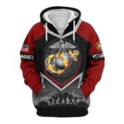 Premium US Veterans Zip Hoodie BPHN120911, Gifts For US Veterans, Gifts On Father's Day, Veterans Day. - Image 18