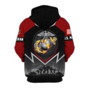 Premium US Veterans Zip Hoodie BPHN120911, Gifts For US Veterans, Gifts On Father's Day, Veterans Day. - Image 19