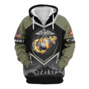 Premium US Veterans Zip Hoodie BPHN120911, Gifts For US Veterans, Gifts On Father's Day, Veterans Day. - Image 21