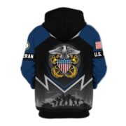 Premium US Veterans Zip Hoodie BPHN120911, Gifts For US Veterans, Gifts On Father's Day, Veterans Day. - Image 13