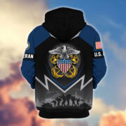 Premium US Veterans Zip Hoodie BPHN120911, Gifts For US Veterans, Gifts On Father's Day, Veterans Day. - Image 13
