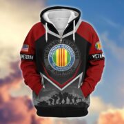 Premium US Veterans Zip Hoodie BPHN120911, Gifts For US Veterans, Gifts On Father's Day, Veterans Day. - Image 39