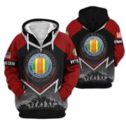 Premium US Veterans Zip Hoodie BPHN120911, Gifts For US Veterans, Gifts On Father's Day, Veterans Day. - Image 38