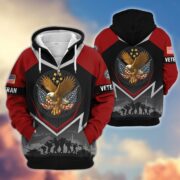 Premium US Veterans Zip Hoodie BPHN120911, Gifts For US Veterans, Gifts On Father's Day, Veterans Day. - Image 35