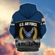 Premium US Veterans Zip Hoodie BPHN170913, Gifts For US Veterans, Gifts On Father's Day, Veterans Day. - Image 27