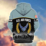 Premium US Veterans Zip Hoodie BPHN170913, Gifts For US Veterans, Gifts On Father's Day, Veterans Day. - Image 24