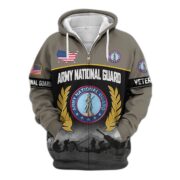 Premium US Veterans Zip Hoodie BPHN170913, Gifts For US Veterans, Gifts On Father's Day, Veterans Day. - Image 8