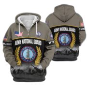 Premium US Veterans Zip Hoodie BPHN170913, Gifts For US Veterans, Gifts On Father's Day, Veterans Day. - Image 10