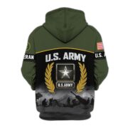 Premium US Veterans Zip Hoodie BPHN170913, Gifts For US Veterans, Gifts On Father's Day, Veterans Day. - Image 6