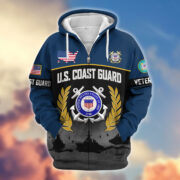 Premium US Veterans Zip Hoodie BPHN170913, Gifts For US Veterans, Gifts On Father's Day, Veterans Day. - Image 29