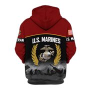 Premium US Veterans Zip Hoodie BPHN170913, Gifts For US Veterans, Gifts On Father's Day, Veterans Day. - Image 18
