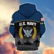 Premium US Veterans Zip Hoodie BPHN170913, Gifts For US Veterans, Gifts On Father's Day, Veterans Day. - Image 12