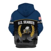 Premium US Veterans Zip Hoodie BPHN170913, Gifts For US Veterans, Gifts On Father's Day, Veterans Day. - Image 15