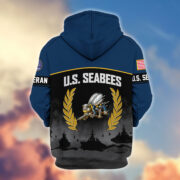 Premium US Veterans Zip Hoodie BPHN170913, Gifts For US Veterans, Gifts On Father's Day, Veterans Day. - Image 15