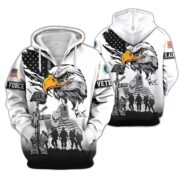 Premium US Veterans Zip Hoodie BPHN030916, Gifts For US Veterans, Gifts On Father's Day, Veterans Day. - Image 19