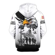 Premium US Veterans Zip Hoodie BPHN030916, Gifts For US Veterans, Gifts On Father's Day, Veterans Day. - Image 6
