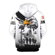 Premium US Veterans Zip Hoodie BPHN030916, Gifts For US Veterans, Gifts On Father's Day, Veterans Day. - Image 3