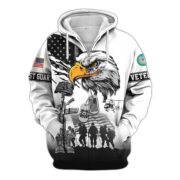 Premium US Veterans Zip Hoodie BPHN030916, Gifts For US Veterans, Gifts On Father's Day, Veterans Day. - Image 20