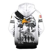 Premium US Veterans Zip Hoodie BPHN030916, Gifts For US Veterans, Gifts On Father's Day, Veterans Day. - Image 15