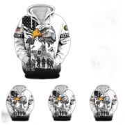 Premium US Veterans Zip Hoodie BPHN030916, Gifts For US Veterans, Gifts On Father's Day, Veterans Day.
