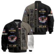 Premium US Veterans Bomber Jacket BPHN250912, Gifts For US Veterans, Gifts On Father's Day, Veterans Day. - Image 10
