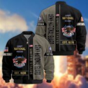 Premium US Veterans Bomber Jacket BPHN250912, Gifts For US Veterans, Gifts On Father's Day, Veterans Day. - Image 10