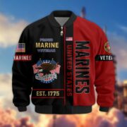 Premium US Veterans Bomber Jacket BPHN250912, Gifts For US Veterans, Gifts On Father's Day, Veterans Day. - Image 17
