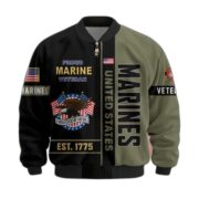 Premium US Veterans Bomber Jacket BPHN250912, Gifts For US Veterans, Gifts On Father's Day, Veterans Day. - Image 20