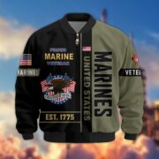 Premium US Veterans Bomber Jacket BPHN250912, Gifts For US Veterans, Gifts On Father's Day, Veterans Day. - Image 20
