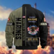 Premium US Veterans Bomber Jacket BPHN250912, Gifts For US Veterans, Gifts On Father's Day, Veterans Day. - Image 21