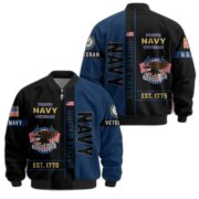 Premium US Veterans Bomber Jacket BPHN250912, Gifts For US Veterans, Gifts On Father's Day, Veterans Day. - Image 13