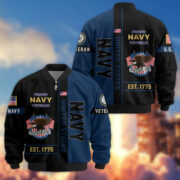Premium US Veterans Bomber Jacket BPHN250912, Gifts For US Veterans, Gifts On Father's Day, Veterans Day. - Image 13