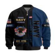 Premium US Veterans Bomber Jacket BPHN250912, Gifts For US Veterans, Gifts On Father's Day, Veterans Day. - Image 11
