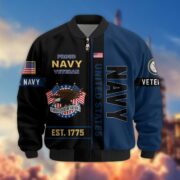 Premium US Veterans Bomber Jacket BPHN250912, Gifts For US Veterans, Gifts On Father's Day, Veterans Day. - Image 11