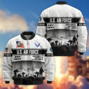 Premium US Veterans Bomber Jacket BPHN250915, Gifts For US Veterans, Gifts On Father's Day, Veterans Day. - Image 19