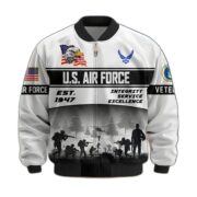 Premium US Veterans Bomber Jacket BPHN250915, Gifts For US Veterans, Gifts On Father's Day, Veterans Day. - Image 17