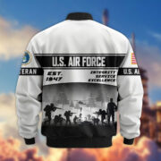 Premium US Veterans Bomber Jacket BPHN250915, Gifts For US Veterans, Gifts On Father's Day, Veterans Day. - Image 18