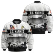Premium US Veterans Bomber Jacket BPHN250915, Gifts For US Veterans, Gifts On Father's Day, Veterans Day. - Image 16