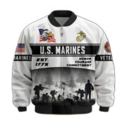 Premium US Veterans Bomber Jacket BPHN250915, Gifts For US Veterans, Gifts On Father's Day, Veterans Day. - Image 14