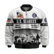 Premium US Veterans Bomber Jacket BPHN250915, Gifts For US Veterans, Gifts On Father's Day, Veterans Day. - Image 11