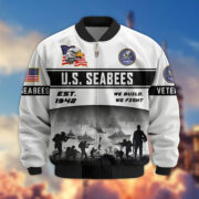 Premium US Veterans Bomber Jacket BPHN250915, Gifts For US Veterans, Gifts On Father's Day, Veterans Day. - Image 11