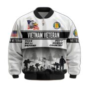 Premium US Veterans Bomber Jacket BPHN250915, Gifts For US Veterans, Gifts On Father's Day, Veterans Day. - Image 29