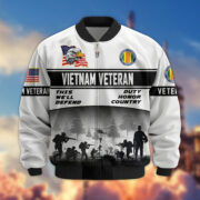 Premium US Veterans Bomber Jacket BPHN250915, Gifts For US Veterans, Gifts On Father's Day, Veterans Day. - Image 29