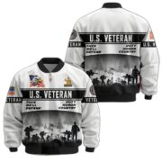 Premium US Veterans Bomber Jacket BPHN250915, Gifts For US Veterans, Gifts On Father's Day, Veterans Day. - Image 28