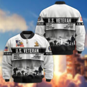 Premium US Veterans Bomber Jacket BPHN250915, Gifts For US Veterans, Gifts On Father's Day, Veterans Day. - Image 28