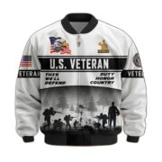 Premium US Veterans Bomber Jacket BPHN250915, Gifts For US Veterans, Gifts On Father's Day, Veterans Day. - Image 26