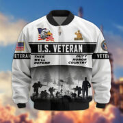 Premium US Veterans Bomber Jacket BPHN250915, Gifts For US Veterans, Gifts On Father's Day, Veterans Day. - Image 26