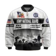 Premium US Veterans Bomber Jacket BPHN250915, Gifts For US Veterans, Gifts On Father's Day, Veterans Day. - Image 5