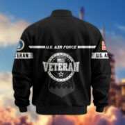 Premium US Veterans Bomber Jacket BPHN250913, Gifts For US Veterans, Gifts On Father's Day, Veterans Day. - Image 19