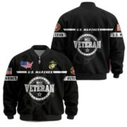 Premium US Veterans Bomber Jacket BPHN250913, Gifts For US Veterans, Gifts On Father's Day, Veterans Day. - Image 14